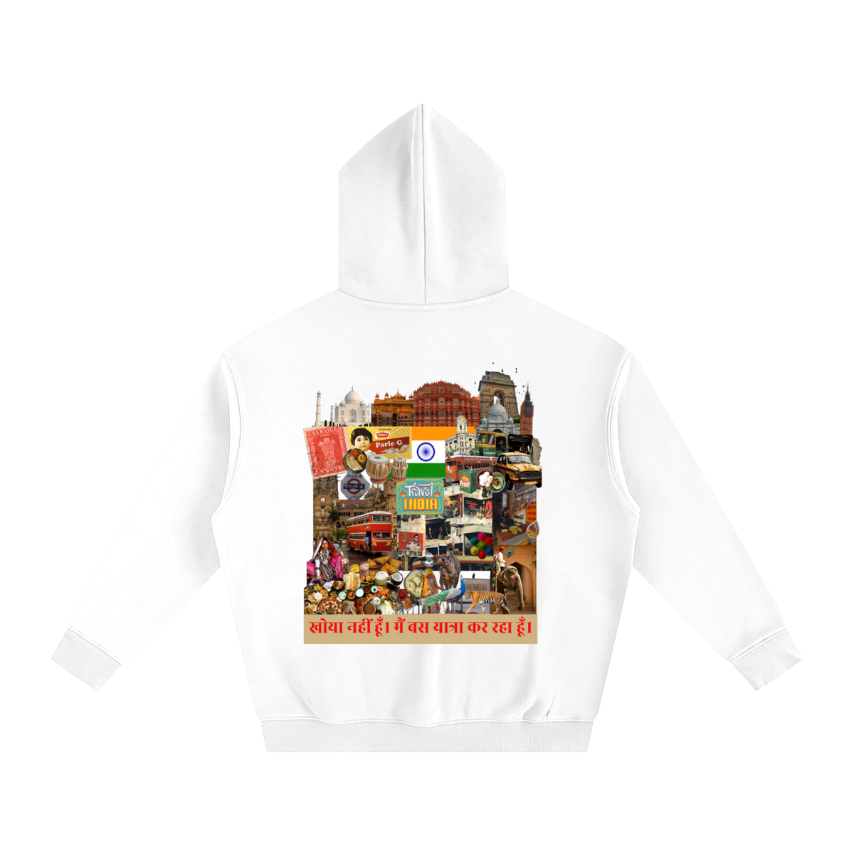 safar india,cultural streetwear,hindi quote,indian script,safar,indian heritage,streetwear,south asia,oversized hoodie,Bollywood