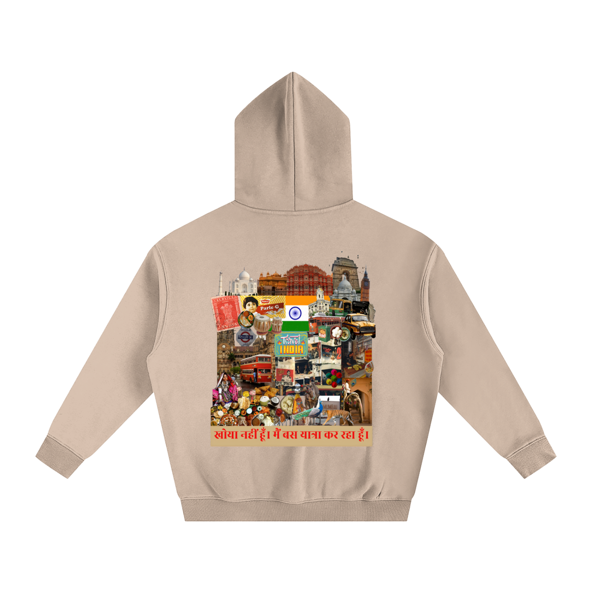 safar india,cultural streetwear,hindi quote,indian script,safar,indian heritage,streetwear,south asia,oversized hoodie,Bollywood