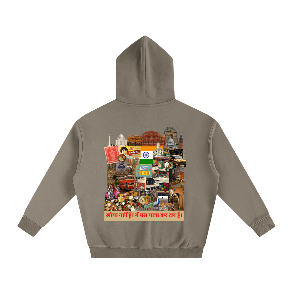 safar india,cultural streetwear,hindi quote,indian script,safar,indian heritage,streetwear,south asia,oversized hoodie,Bollywood